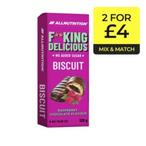 Raspberry Chocolate Fitking Delicious Biscuit Allnutrition Info 128g