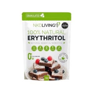 Granulated Erythritol 100% Natural Nkdliving 1kg