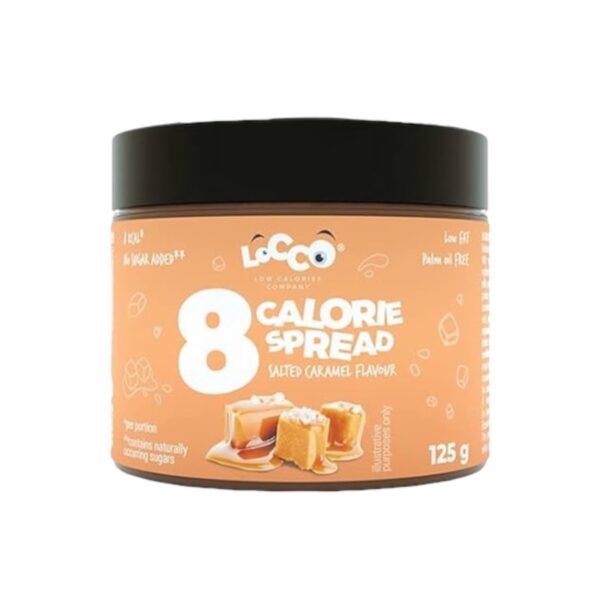 Salted Caramel 8 Calorie Spread Locco 125g