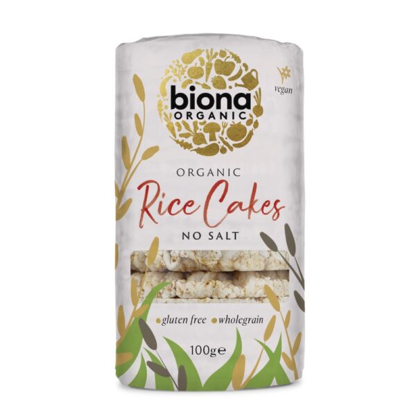 Biona Organic Rice Cakes No Salt 100g Fitcookie.jpg