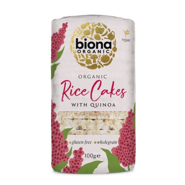 Biona Organic Rice Cakes With Quinoa 100g Fitcookie.jpg