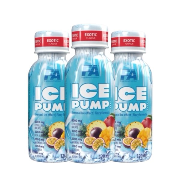 Ice Pump Shot Pre Workout Fitness Authority Fa 12x 120ml