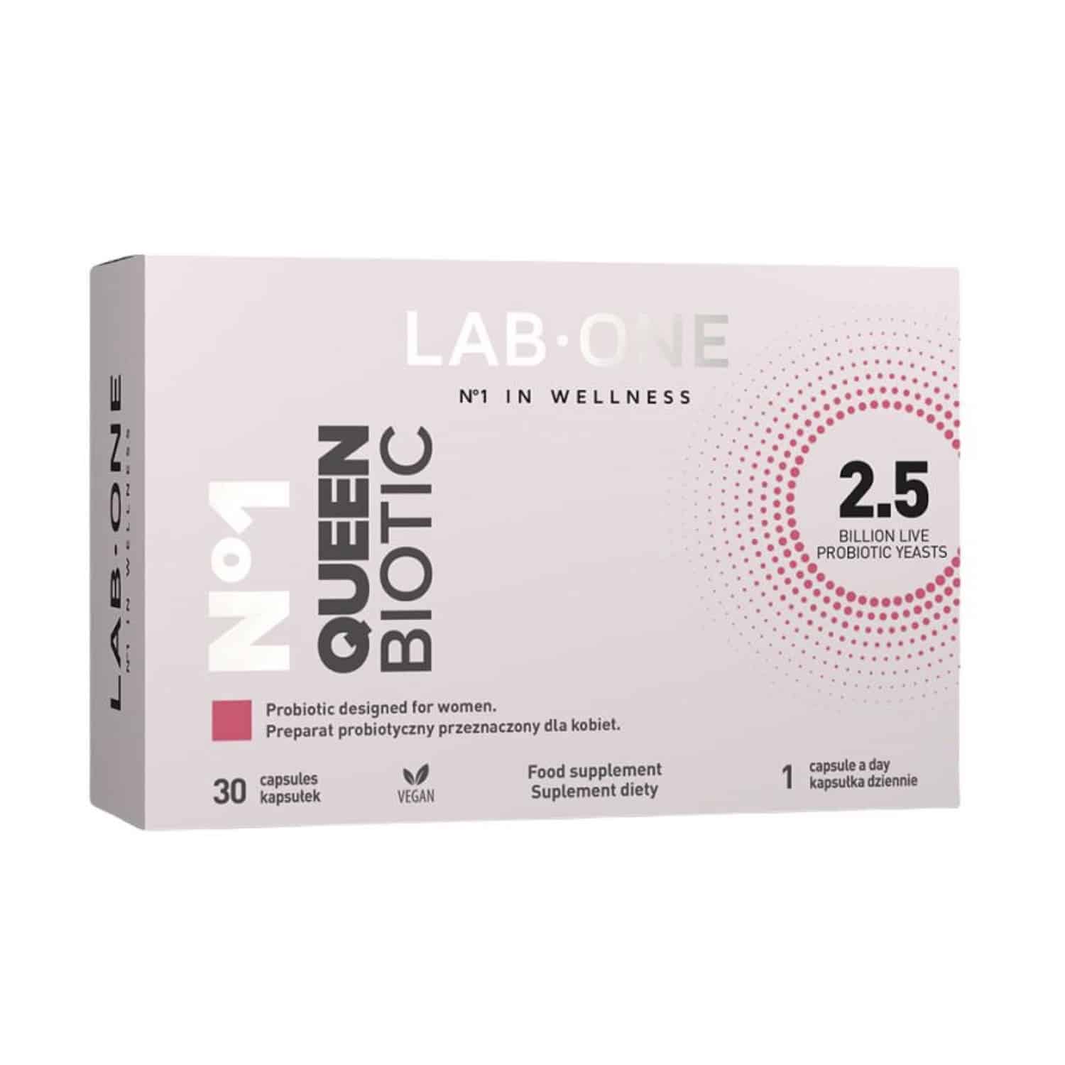 Lab One Queen Biotic Probiotic 30 Capsules.jpg Lab One Queen Biotic Probiotic 30 Capsules.jpg