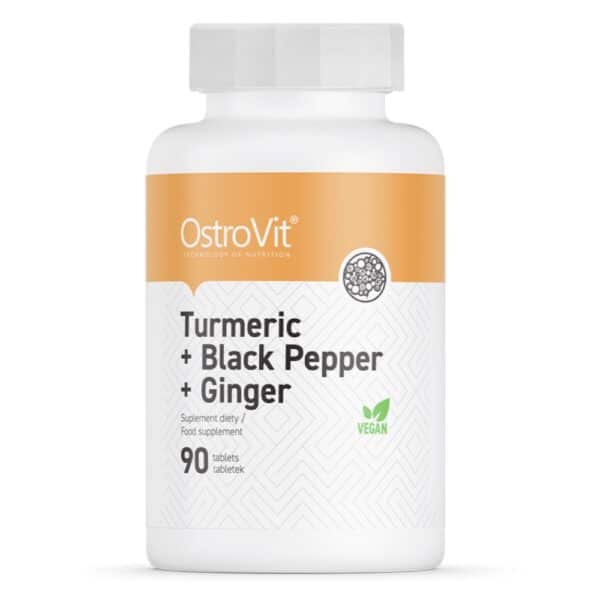 Ostrovit Turmeric Black Pepper Ginger 90 Tablets