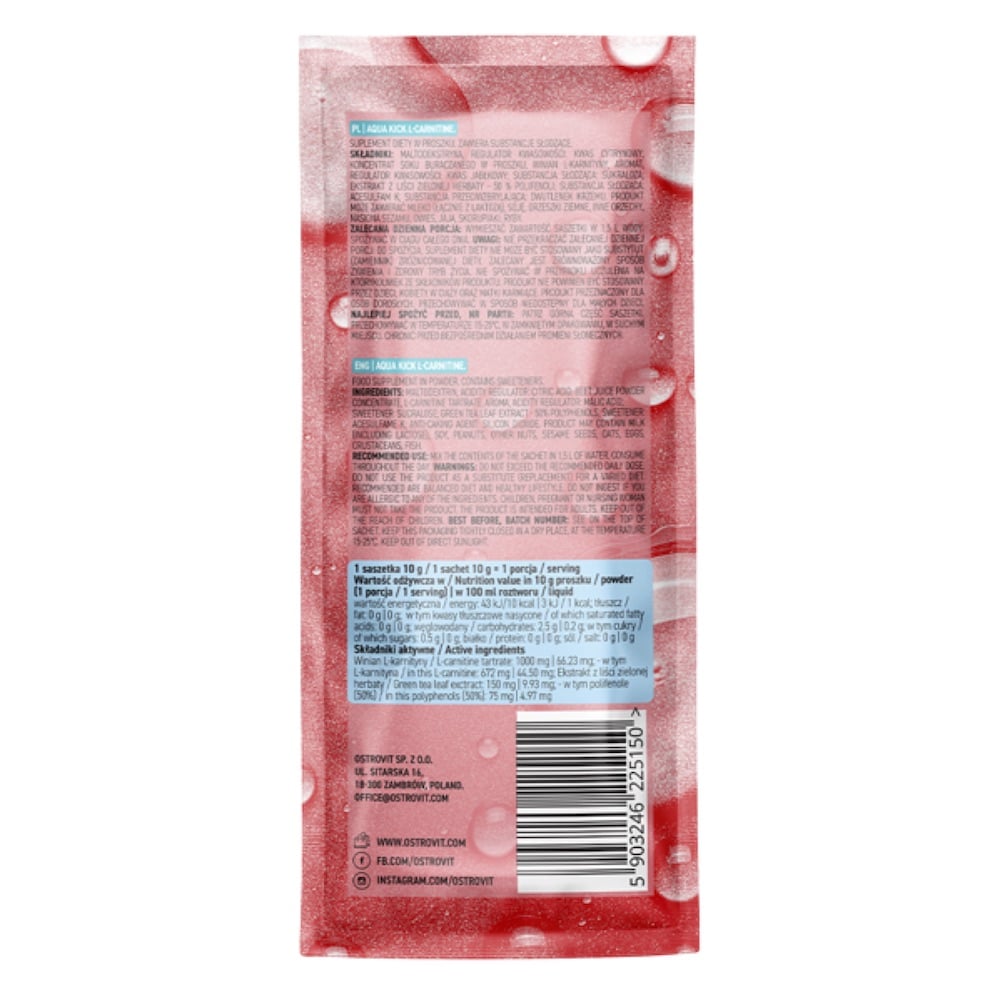 Aqua Kick L Carnitine Ostrovit Aqua Kick L Carnitine Ostrovit