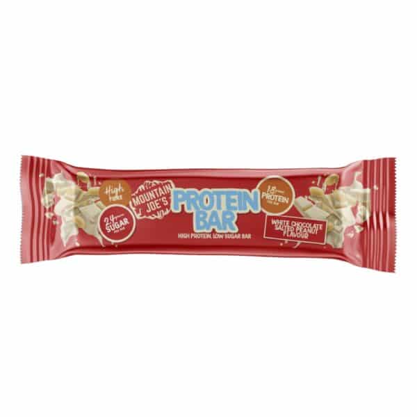 Mountain Joes Protein Bar 55g White Chocolate Salted Peanut