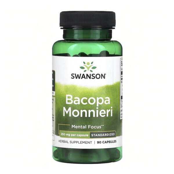 Swanson Bacopa Monnieri 90 Capsules Fitcookie