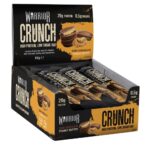 Fitcookie Warrior Crunch Protein Bars Box Dark Chocolate Peanut Butter