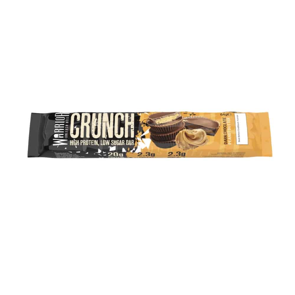 Warrior Crunch Protein Bar 64g - Dark Chocolate Peanut Butter - FitCookie
