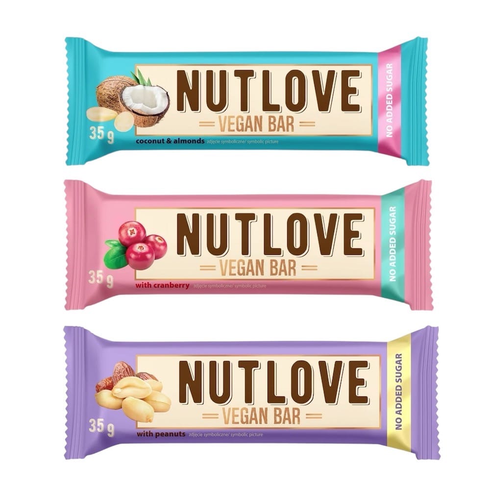 Nutlove Vegan Protein Bar Allnutrition 35g Nutlove Vegan Protein Bar Allnutrition 35g