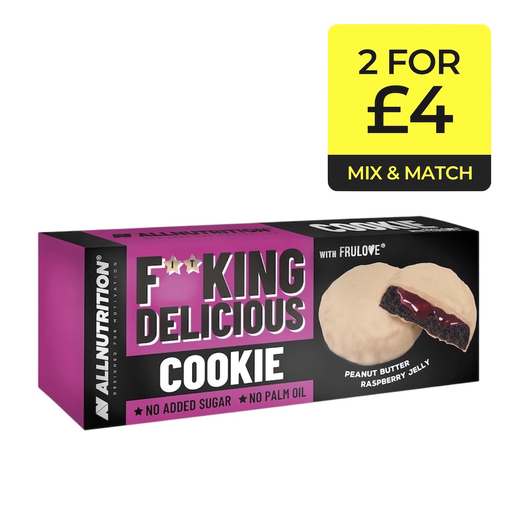 Peanut Butter Raspberry Jelly Fitking Delicious Cookie Allnutrition 128g Peanut Butter Raspberry Jelly Fitking Delicious Cookie Allnutrition 128g