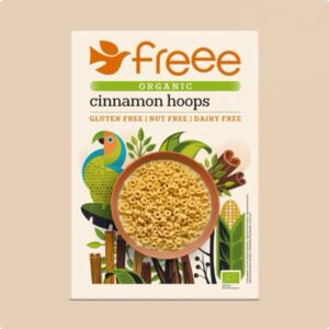Cinnamon Hoops Organic Freee Foods 300g