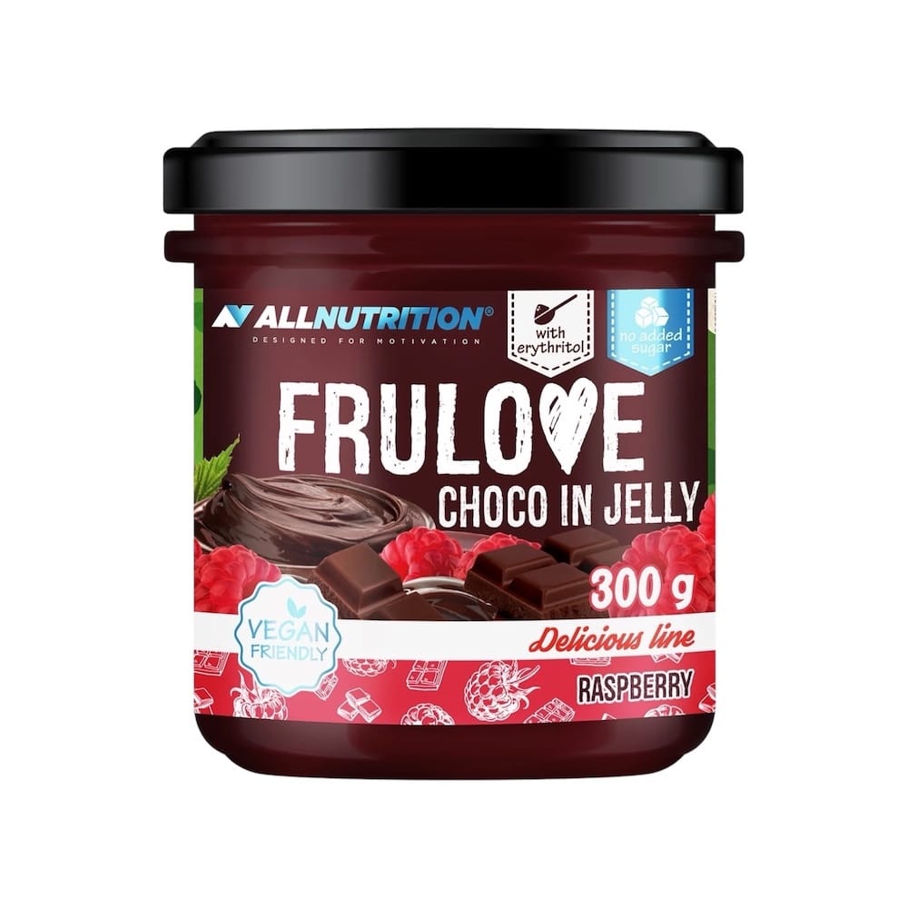 Raspberry Frulove Choco In Jelly Allnutrition 300g Raspberry Frulove Choco In Jelly Allnutrition 300g