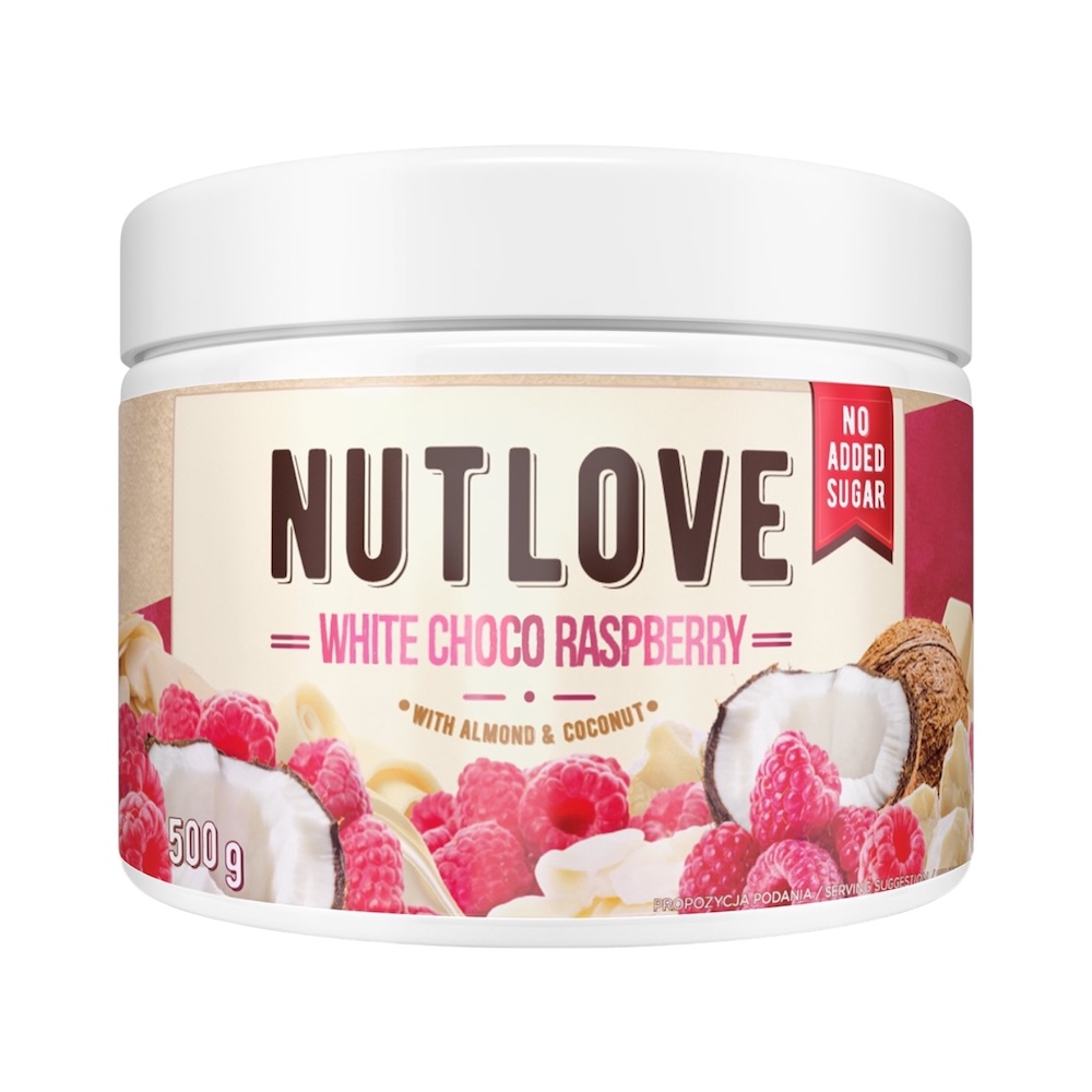 White Choco Raspberry Nutlove Allnutrition Chocolate Spread 500g White Choco Raspberry Nutlove Allnutrition Chocolate Spread 500g