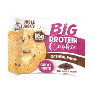 Oatmeal Raisin Big Protein Cookie Uncle Jack 100g