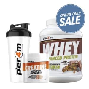 Per4m Whey Advanced Protein 2kg Shaker 700ml Creatine Monohydrate 150g
