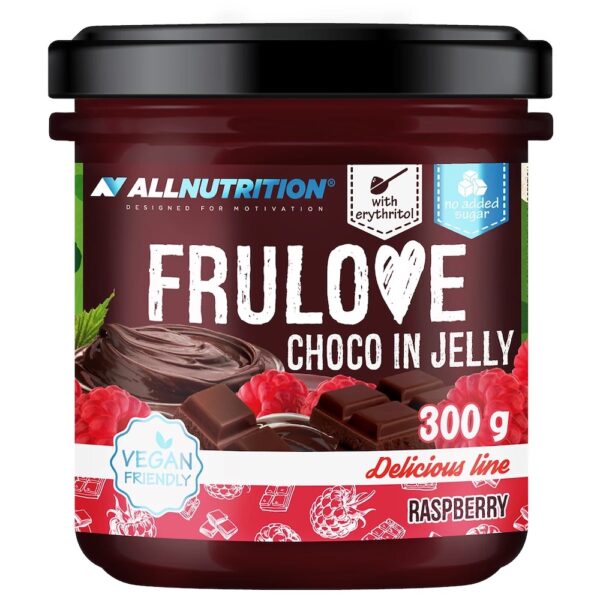 Raspberry Frulove Choco In Jelly Allnutrition 300g