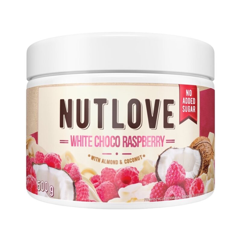 White Choco Raspberry Nutlove Allnutrition Chocolate Spread 500g