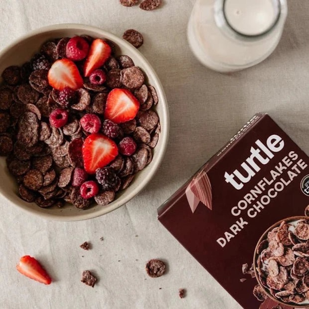 Cornflakes Dark Chocolate Turtle Organic Info 250g
