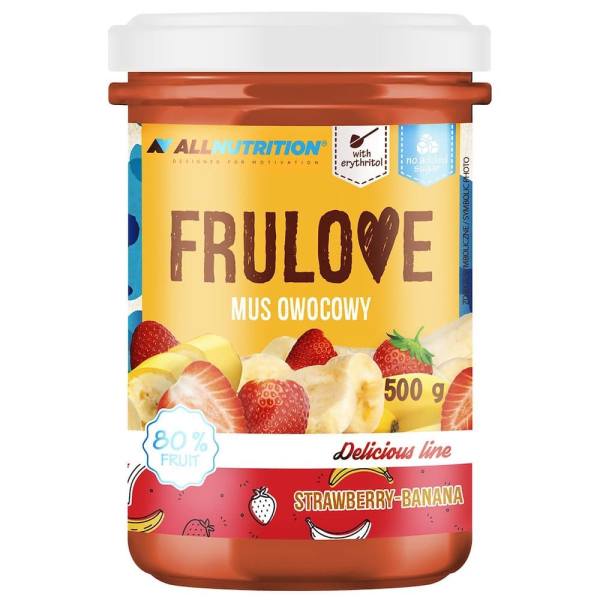 Frulove Mus Owocowy Strawberry Banana Frulove Mus Owocowy Strawberry Banana
