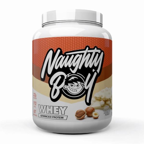Naughty Boy Advanced Whey 2kg White Chocolate Hazelnut