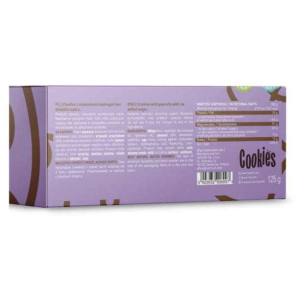 Ostrovit Cookies Peanuts 125g
