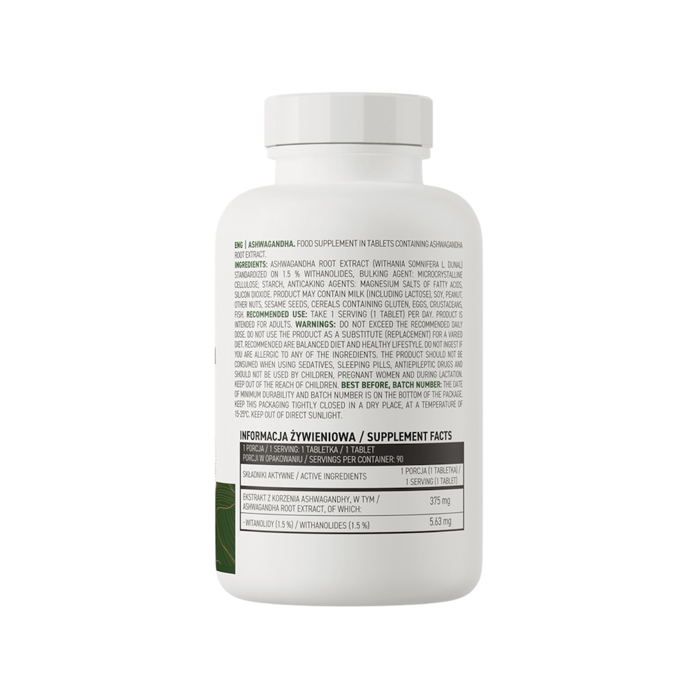Ashwagandha Ostrovit Info 90 Veg Tablets Tabs Ashwagandha Ostrovit Info 90 Veg Tablets Tabs