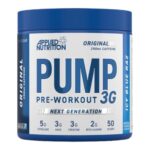Pump 3g Pre Workout 375g Applied Nutrition Icy Blue Raz