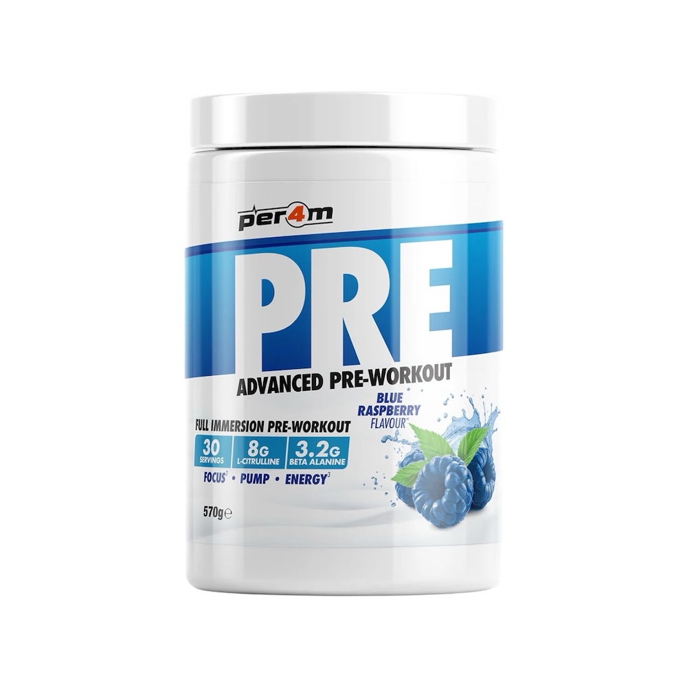 Blue Raspberry Per4m Pre Workout 570g