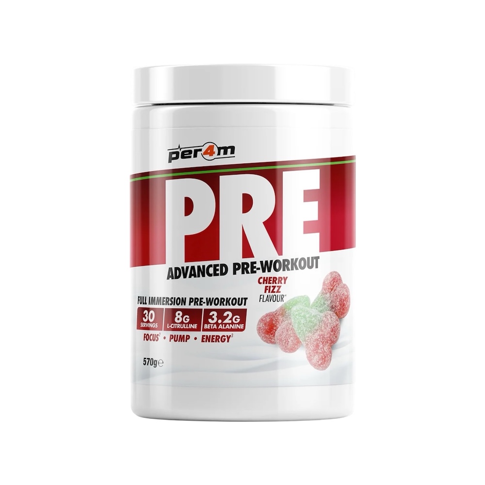 Cherry Fizz Per4m Pre Workout 570g Cherry Fizz Per4m Pre Workout 570g