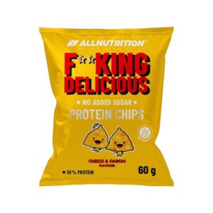 Cheese Onion Fitking Delicious Protein Chips Allnutrition 60g
