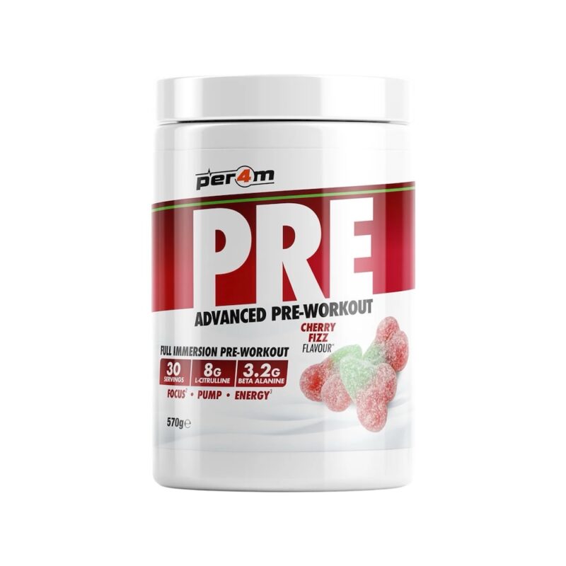 Cherry Fizz Per4m Pre Workout 570g