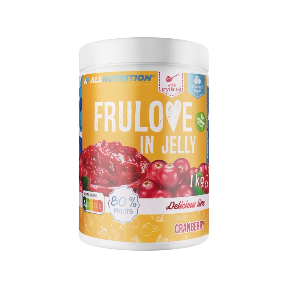 Cranberry Frulove In Jelly Allnutrition 1kg Cranberry Frulove In Jelly Allnutrition 1kg