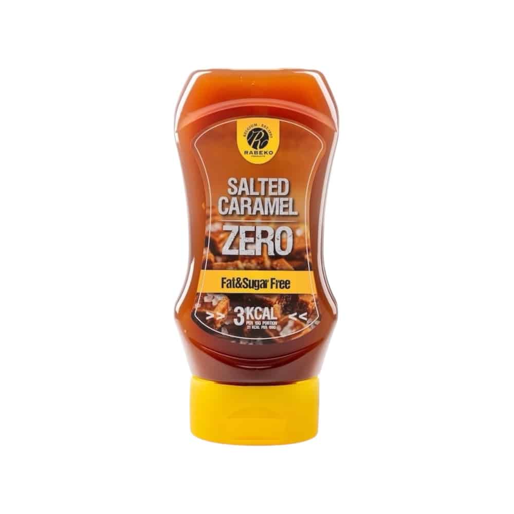 Salted Caramel Rabeko Zero Fat Suagr Syrup 350ml