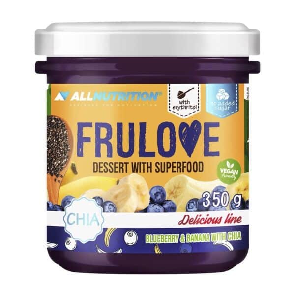 Frulove Dessert With Superfood Blueberry Banana Chia