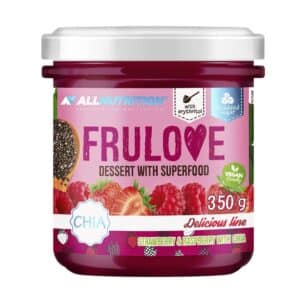 Frulove Dessert With Superfood Strawberry Raspberry Chia