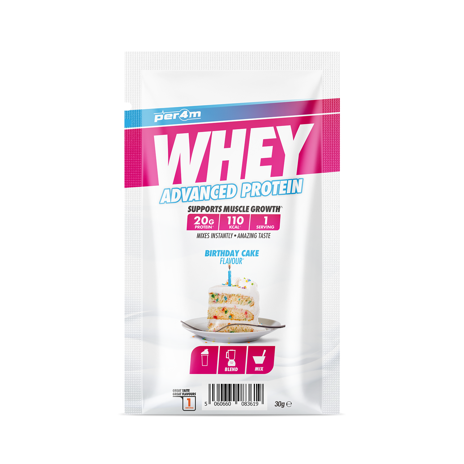 WHEY SACHET 30g Birthday Cake