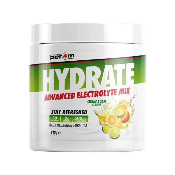 Citrus Burst Per4m Hydrate Advanced Electrolyte Mix 210g Citrus Burst Per4m Hydrate Advanced Electrolyte Mix 210g