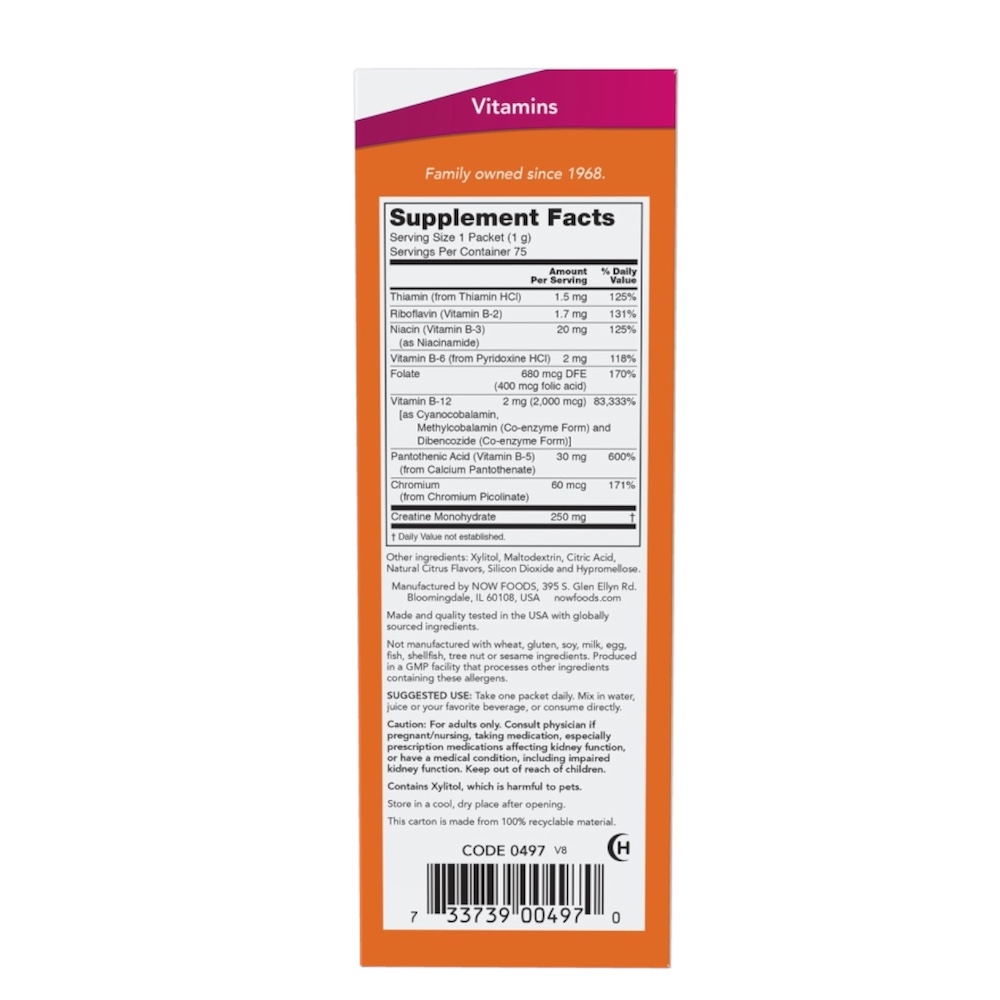 Instant Energy B Now Foods Instant Energy B Now Foods