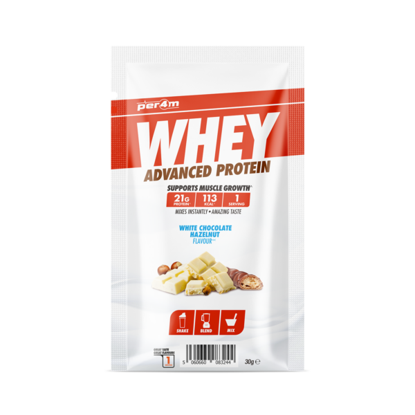 WHEY SACHET 30g White Choc Hazelnut