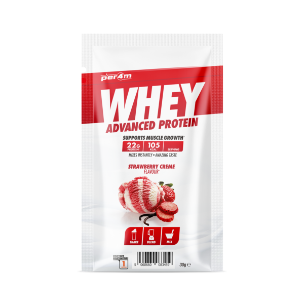 WHEY SACHET 30g Strawberry Creme