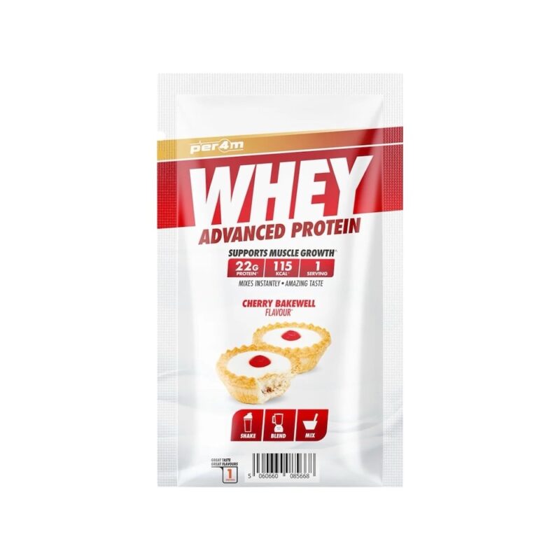 Cherry Bakewell Per4m Nutrition Whey Advanced Protein Sachet 30g