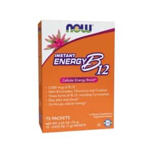 Instant Energy B12 Now Foods 75 Packets