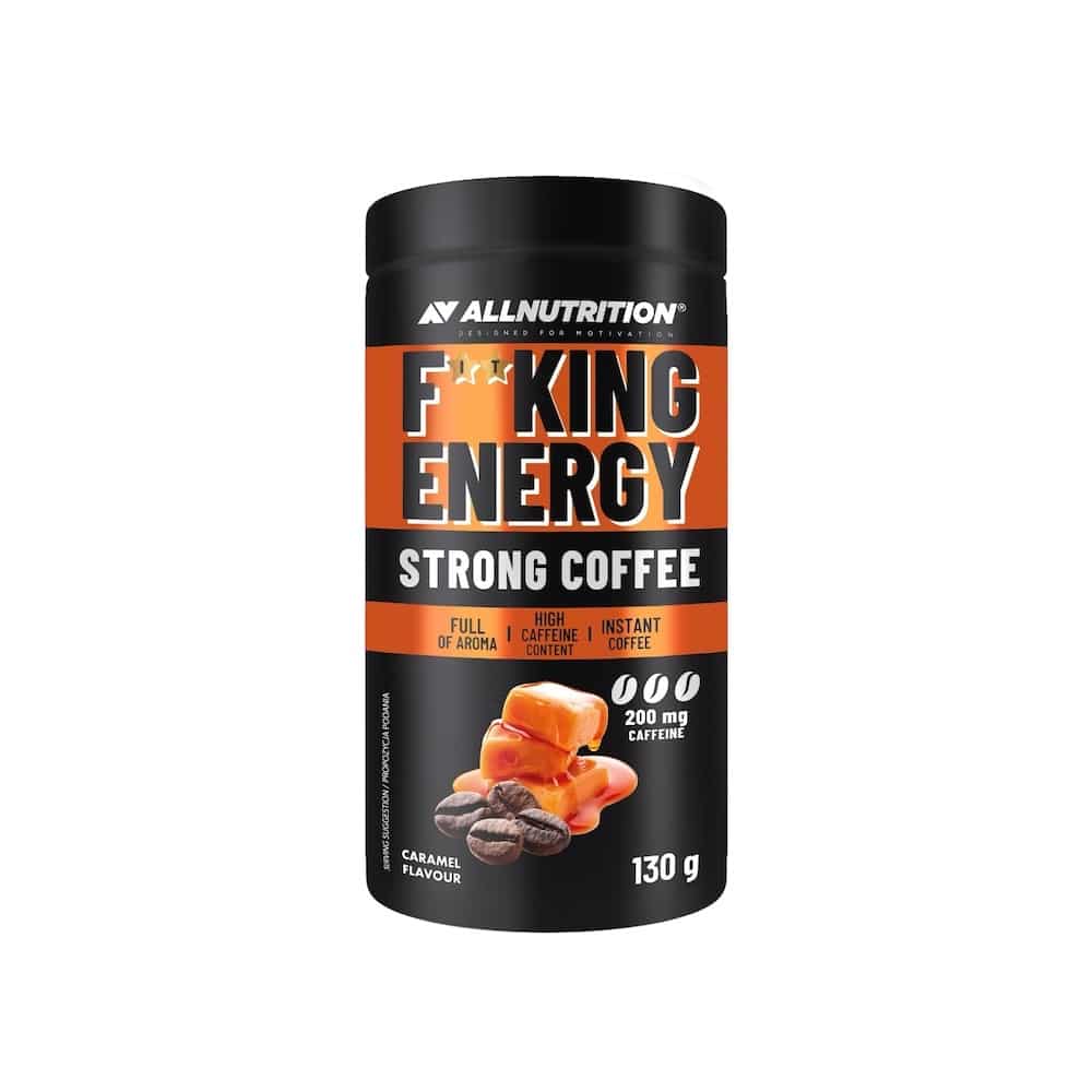 Caramel Fitking Energy Strong Coffee Allnutrition 130g Caramel Fitking Energy Strong Coffee Allnutrition 130g