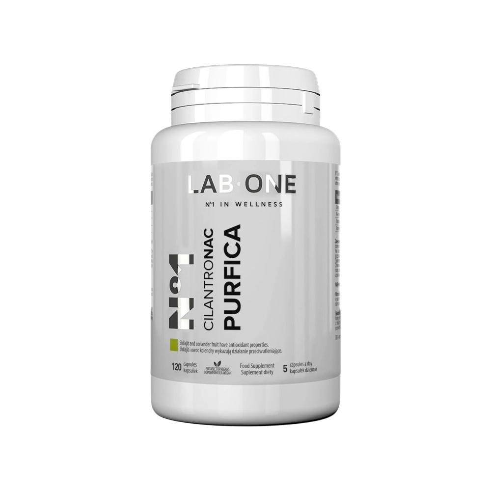 Cilantronac Nac Purfica Lab One Wellness 120 Veg Caps Cilantronac Nac Purfica Lab One Wellness 120 Veg Caps