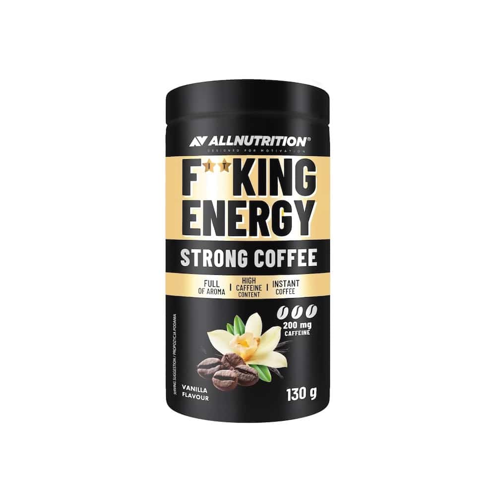 Vanilla Fitking Energy Strong Coffee Allnutrition 130g Vanilla Fitking Energy Strong Coffee Allnutrition 130g