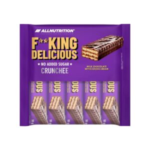 Fitking Delicious Crunchee Milk Chocolate With Cocoa Cream 5x 18g