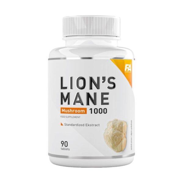 Fitness Authority Lions Mane Mushroom 1000 90 Tabs