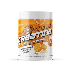 Creatine Monohydrate Chewable Tablets Fitcookie 240 Tabs Sweet Orange