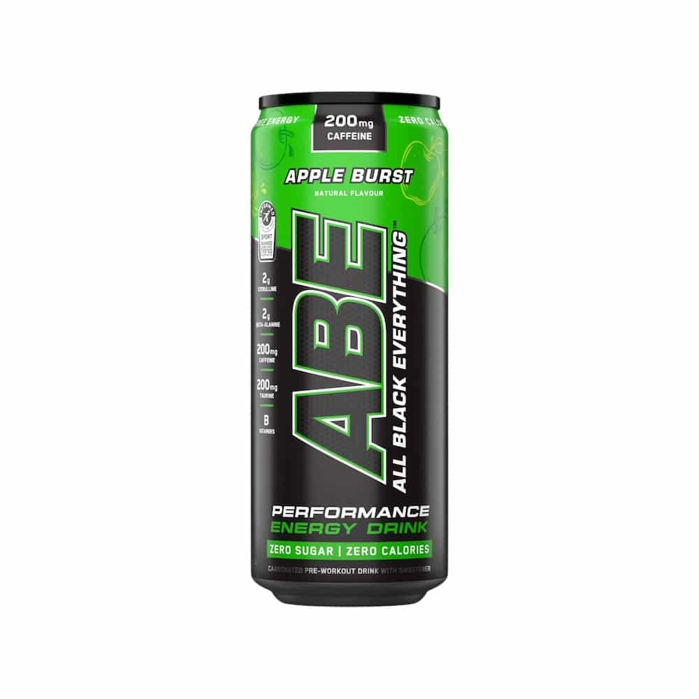 Apple Burst Abe Pre Workout Energy Drink Can Applied Nutrition 330ml Apple Burst Abe Pre Workout Energy Drink Can Applied Nutrition 330ml
